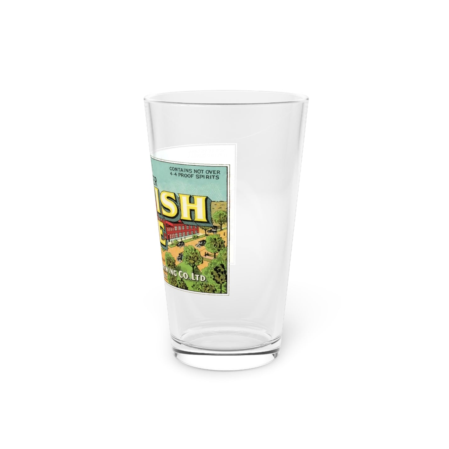Historic British American Brewing Co., British Ale Light Beer Pint Glass, Windsor Ontario Canada