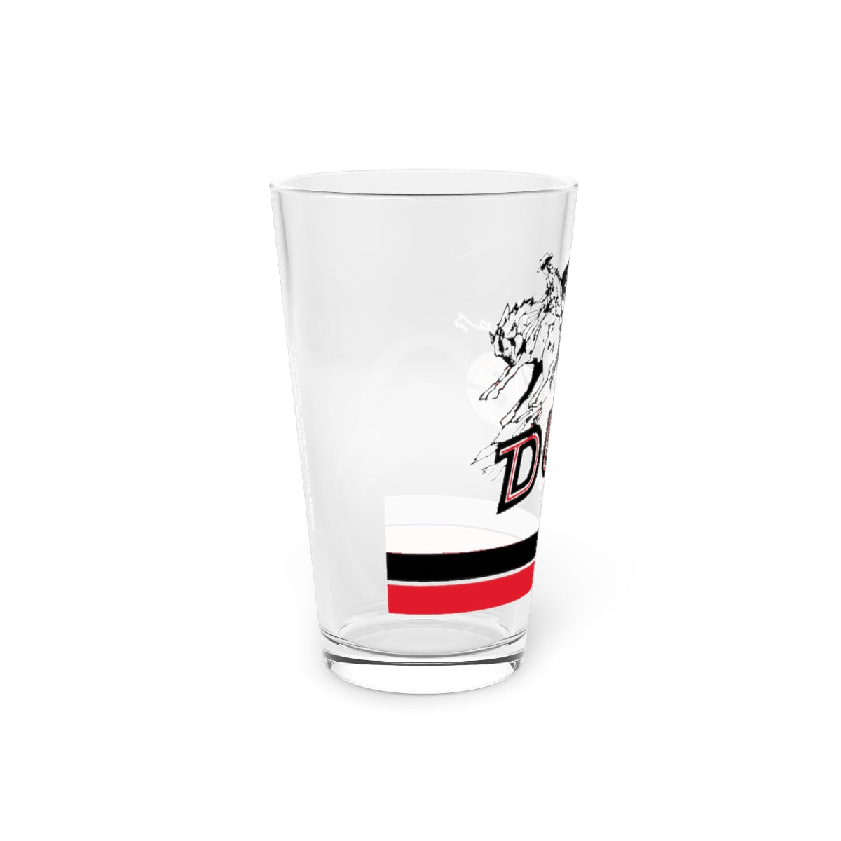 Duke Beer Pint Glass, Duquesne Schmidt Brewing, Philadelphia & Cleveland