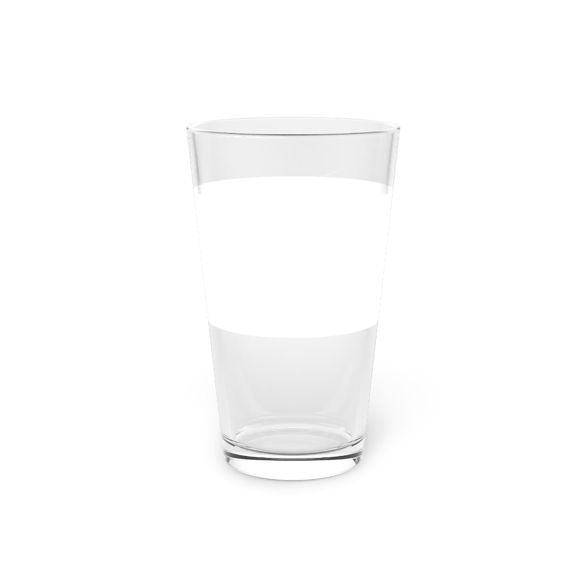 Generic Beer Pint Glass - Traditional Black on White Generic Brand Beer!