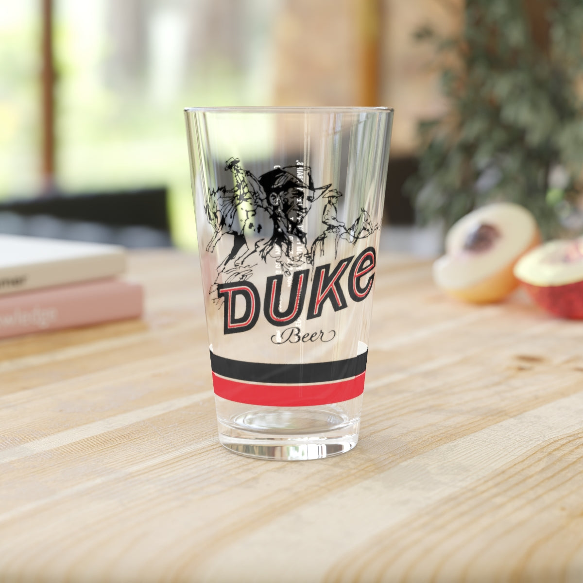Duke Beer Pint Glass, Duquesne Schmidt Brewing, Philadelphia & Cleveland