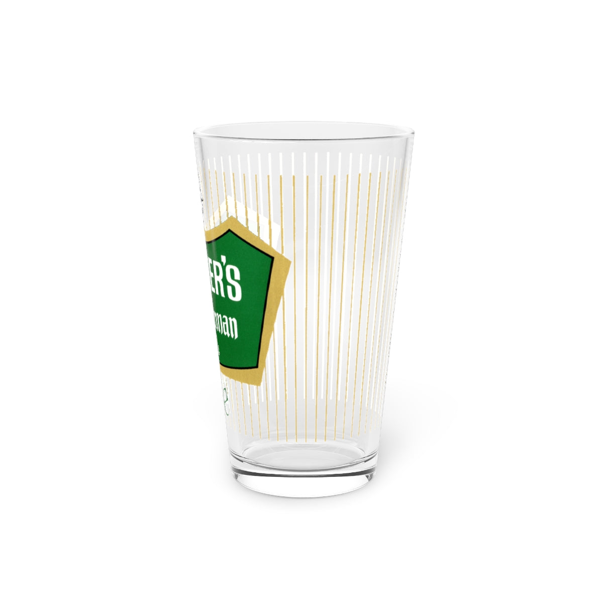 Fischer's Old German Style Ale, Vintage Hammonton, NJ Pint Glass