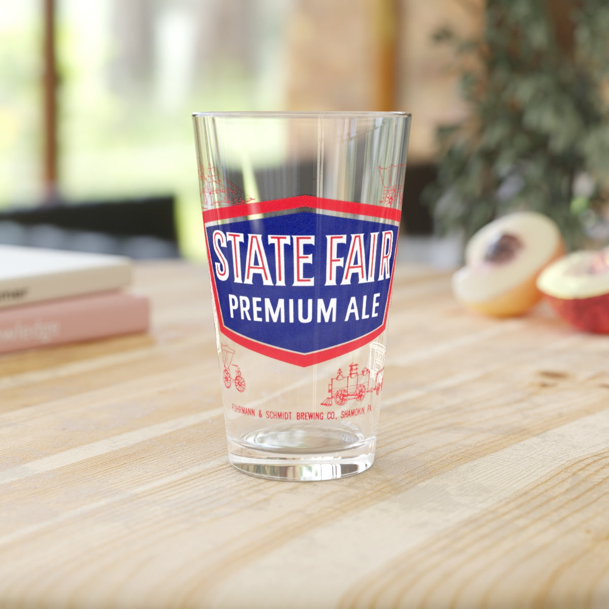 Fuhrmann and Schmidt F&S State Fair Premium Ale Pint Glass, Shamokin PA