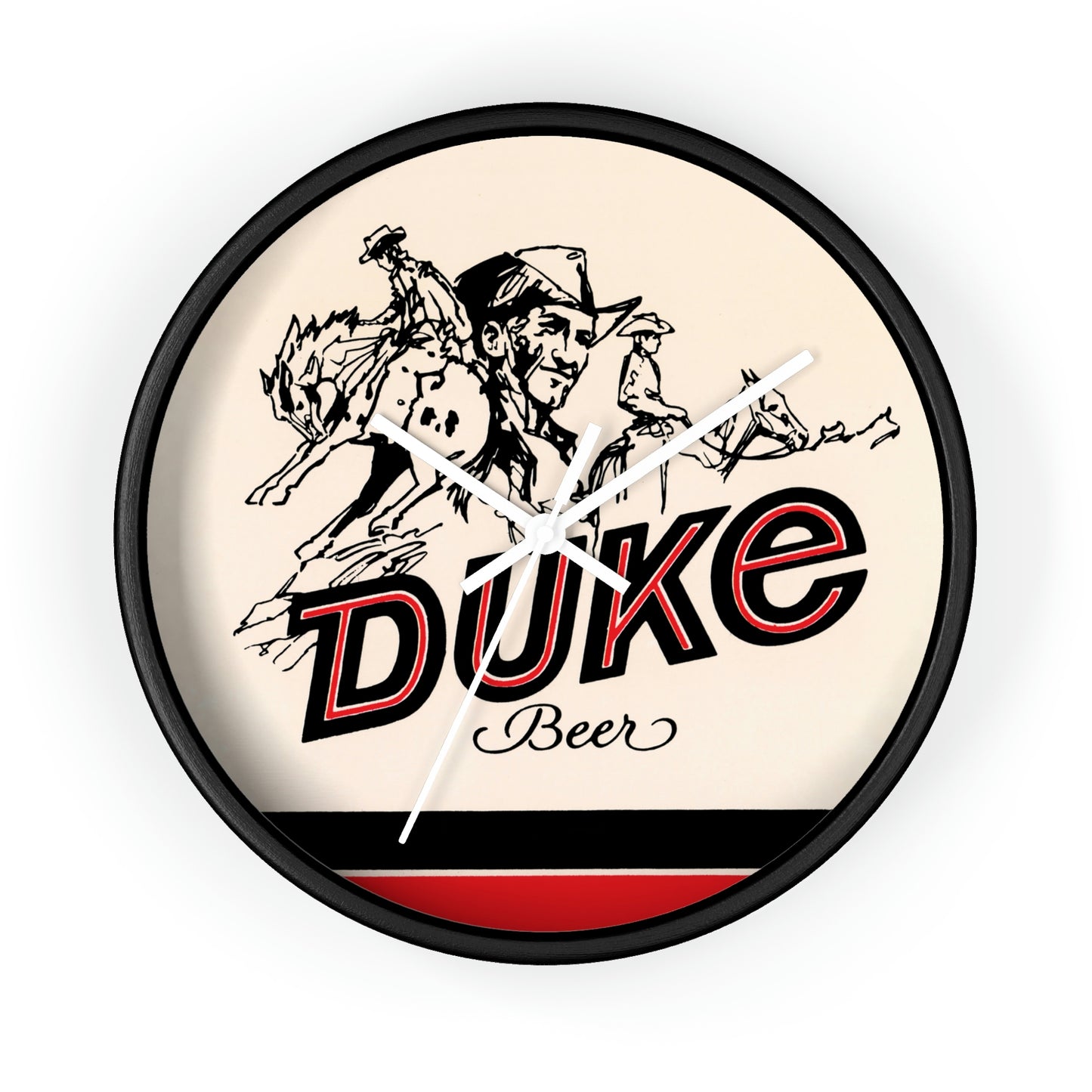 The Duke Beer Wall Clock, Duquesne Brewing, Pittsburgh PA, Schmidt & Sons Brewery, Cleveland OH. Closed