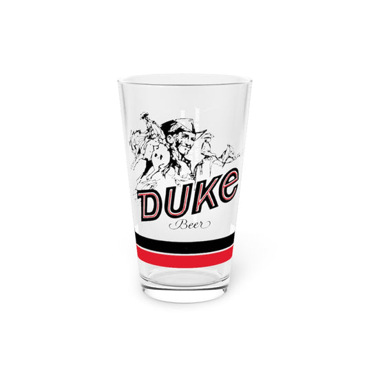 Duke Beer Pint Glass, Duquesne Schmidt Brewing, Philadelphia & Cleveland