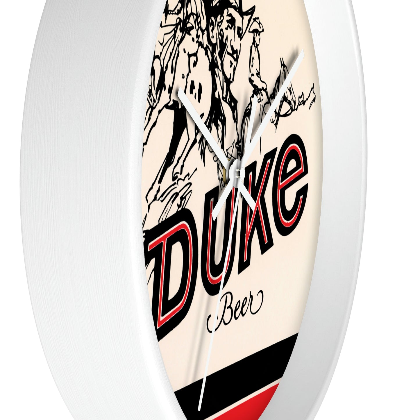 The Duke Beer Wall Clock, Duquesne Brewing, Pittsburgh PA, Schmidt & Sons Brewery, Cleveland OH. Closed