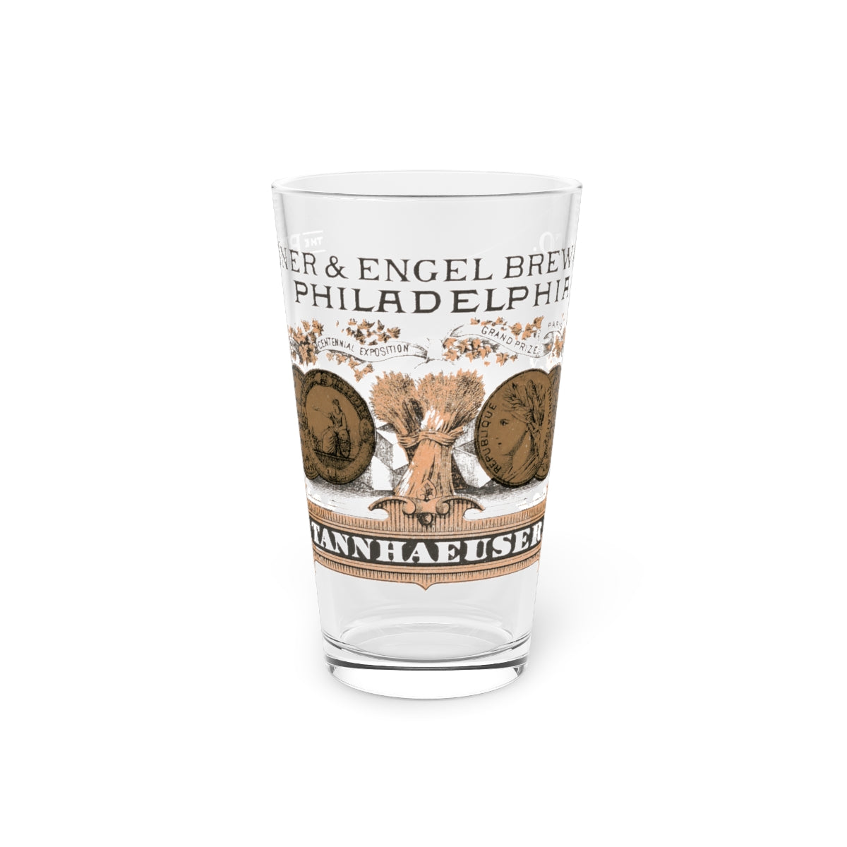 The Bergner and Engel Brewing Co., Philadelphia, PA ~ Tannhaeuser Beer ~ Vintage Pint Glass