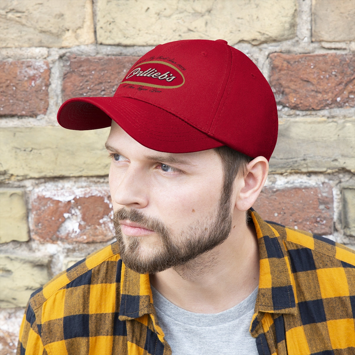 Ortlieb's Fine Lager Beer Embroidered Ballcap, Philadelphia