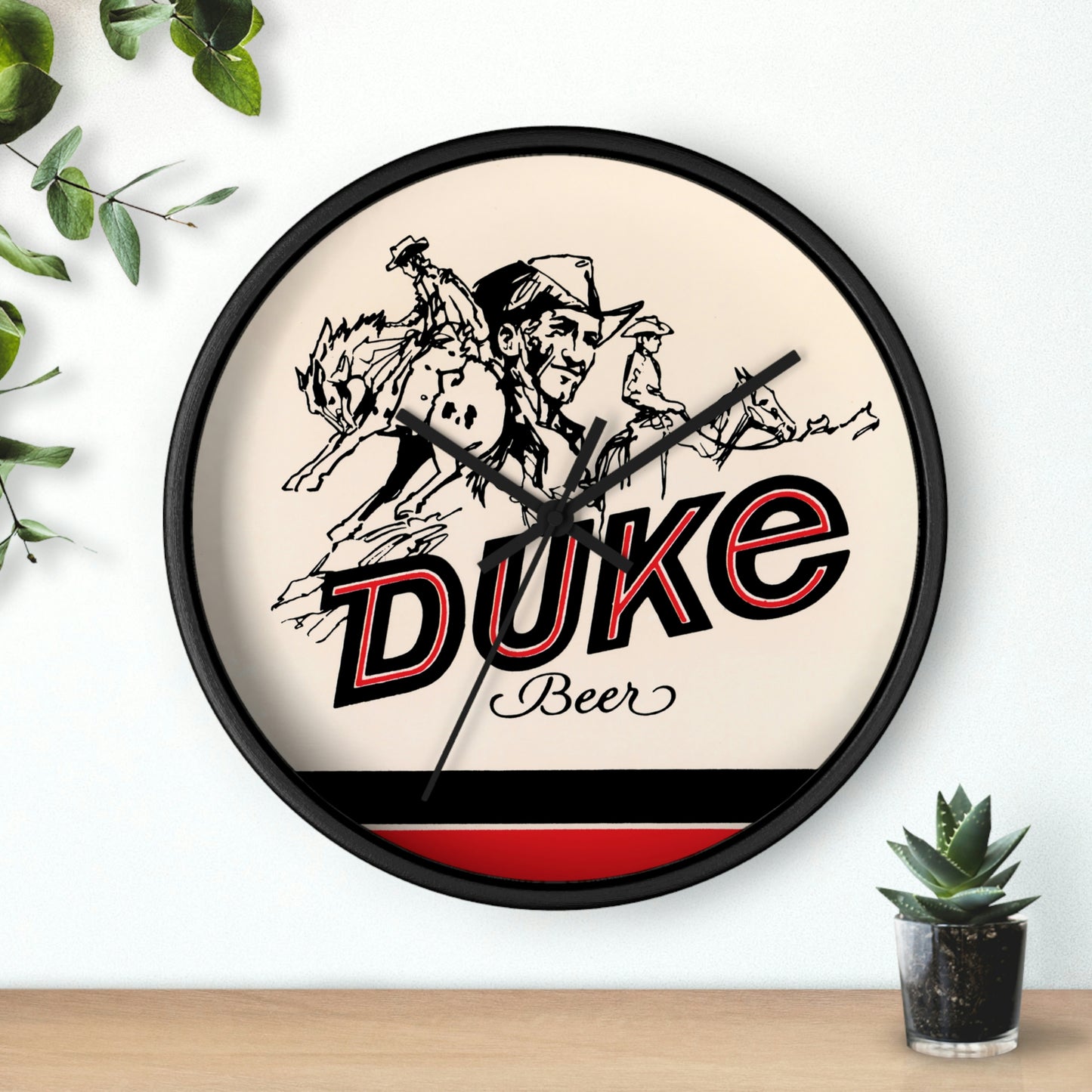 The Duke Beer Wall Clock, Duquesne Brewing, Pittsburgh PA, Schmidt & Sons Brewery, Cleveland OH. Closed