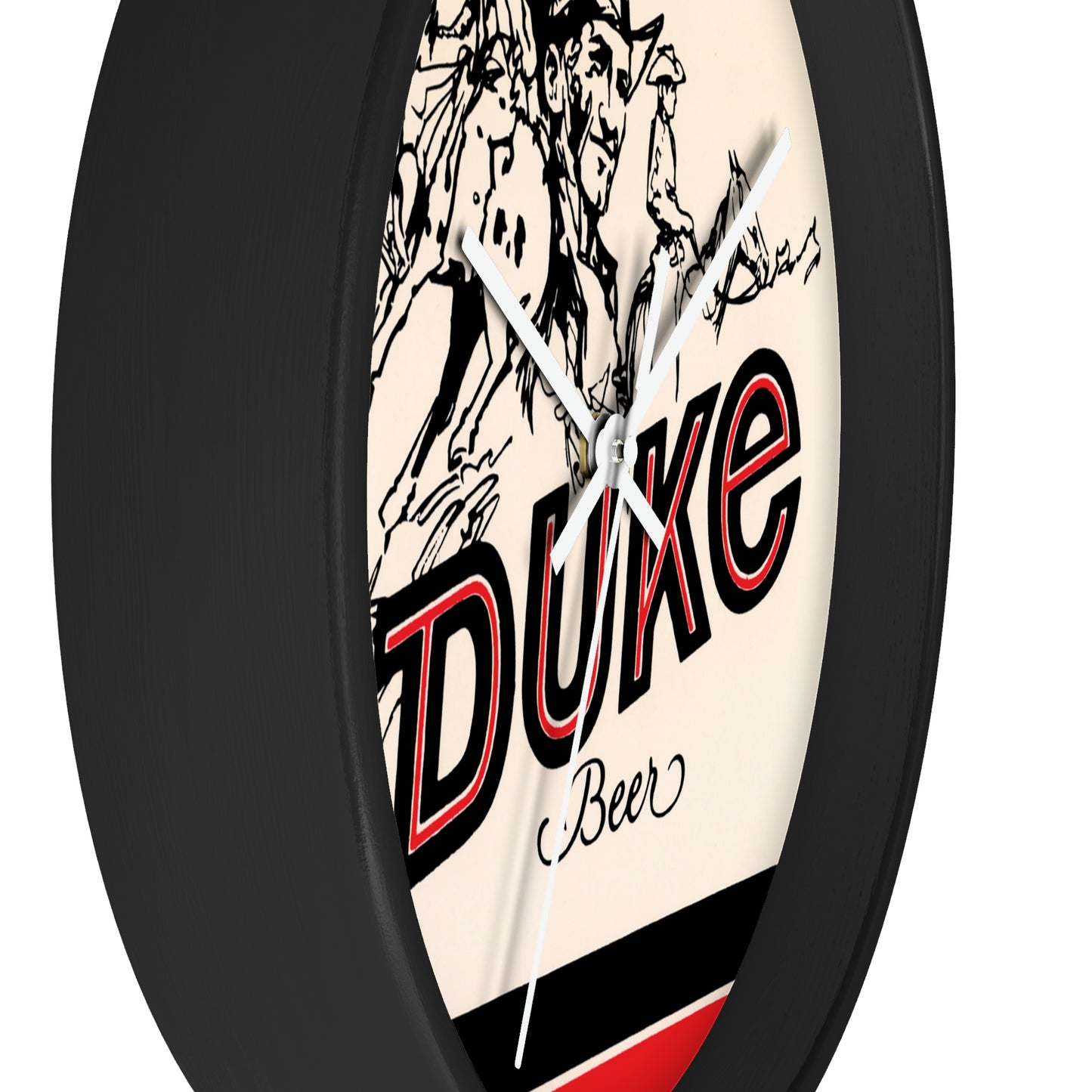 The Duke Beer Wall Clock, Duquesne Brewing, Pittsburgh PA, Schmidt & Sons Brewery, Cleveland OH. Closed