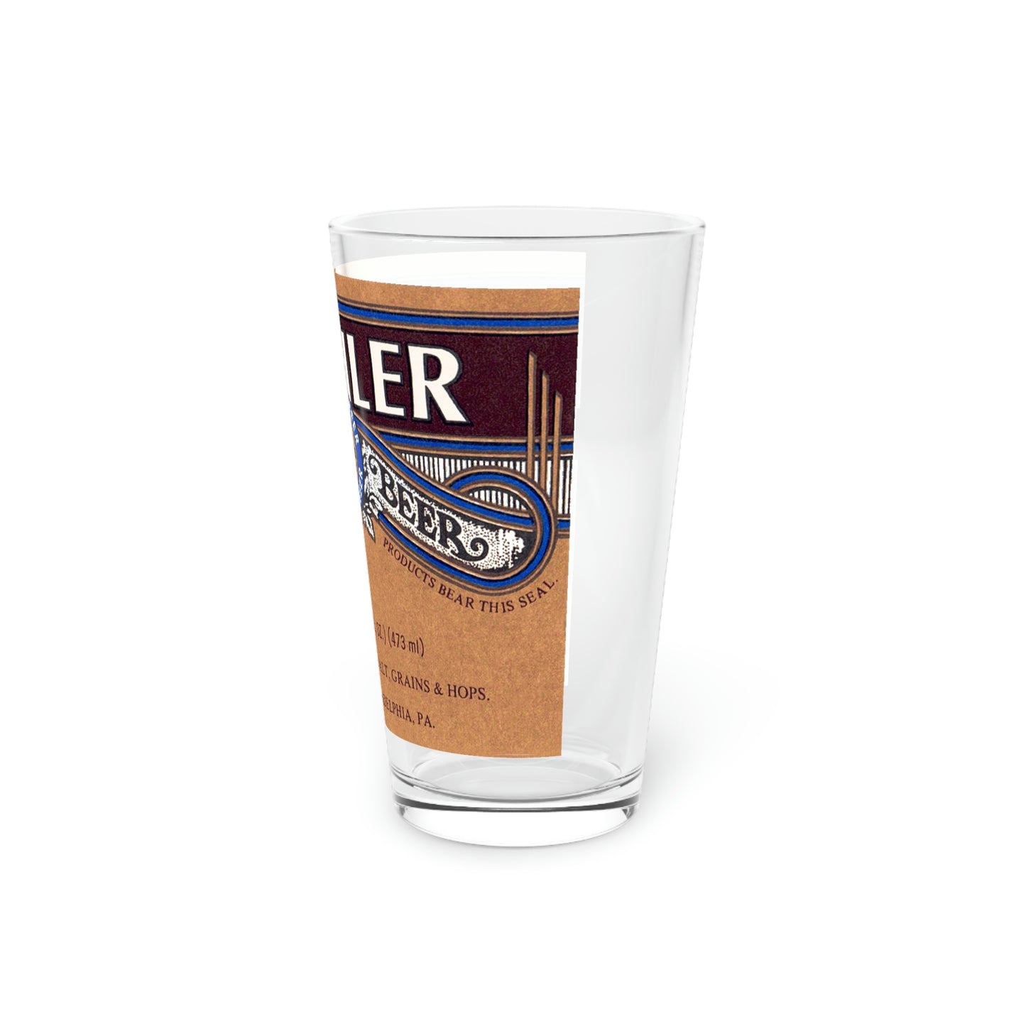 Koehler Beer Pint Glass, The Eagle Erie Brewing Co., Philadelphia Pennyslvania