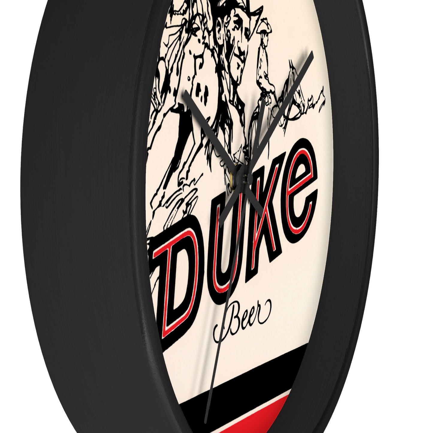 The Duke Beer Wall Clock, Duquesne Brewing, Pittsburgh PA, Schmidt & Sons Brewery, Cleveland OH. Closed