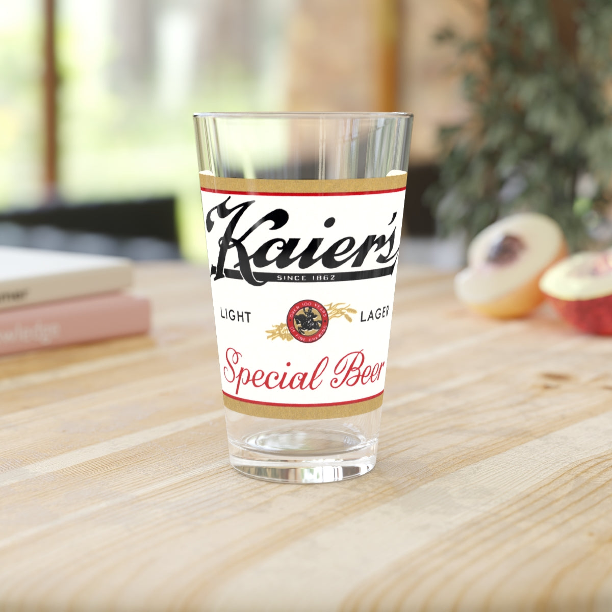 Kaier's Lager Special Beer, Mahanoy City, Reading PA Brewery ~ Retro Pint Glass