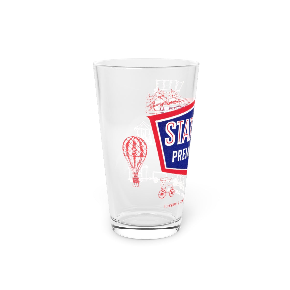 Fuhrmann and Schmidt F&S State Fair Premium Ale Pint Glass, Shamokin PA